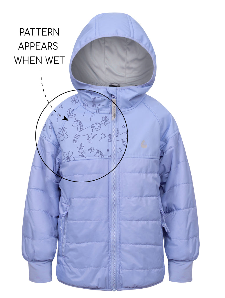 Therm SplashMagic Storm Waterproof Windproof Jacket Aqua Sky