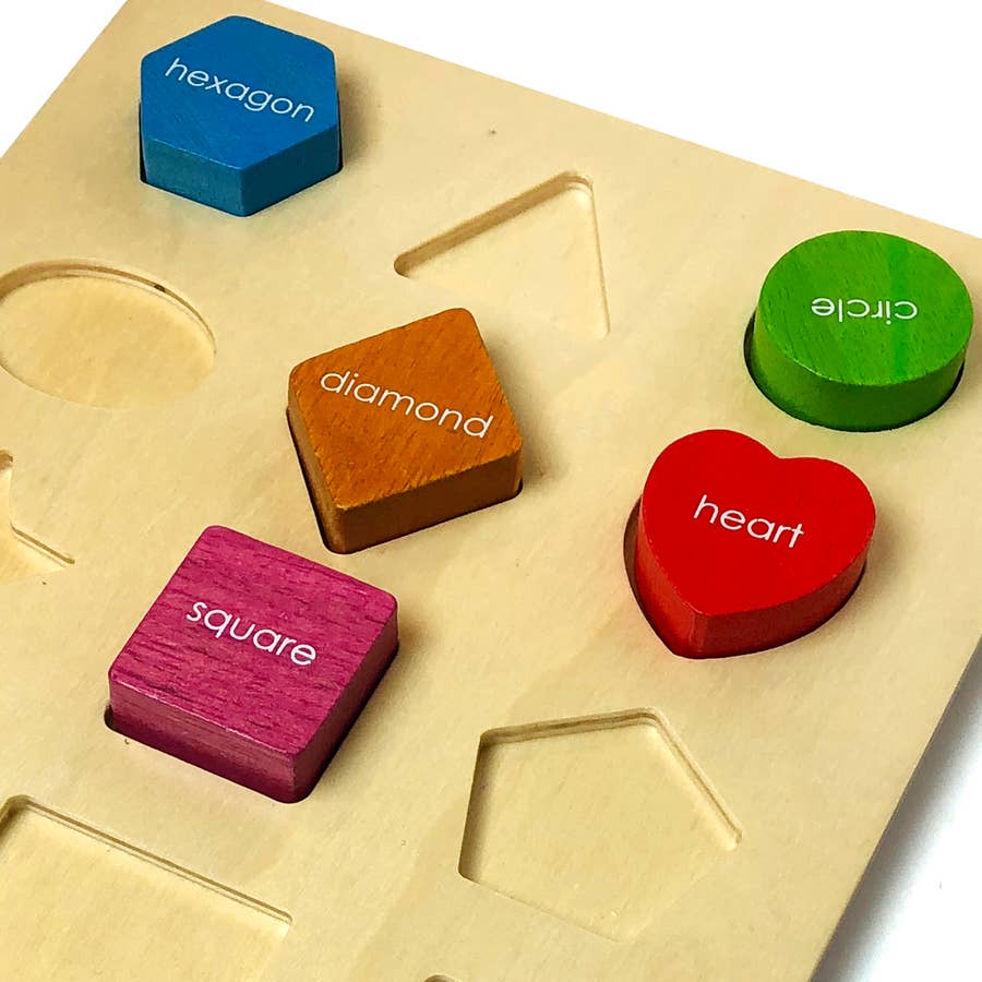 Shape sorting box - puzzle for toys
