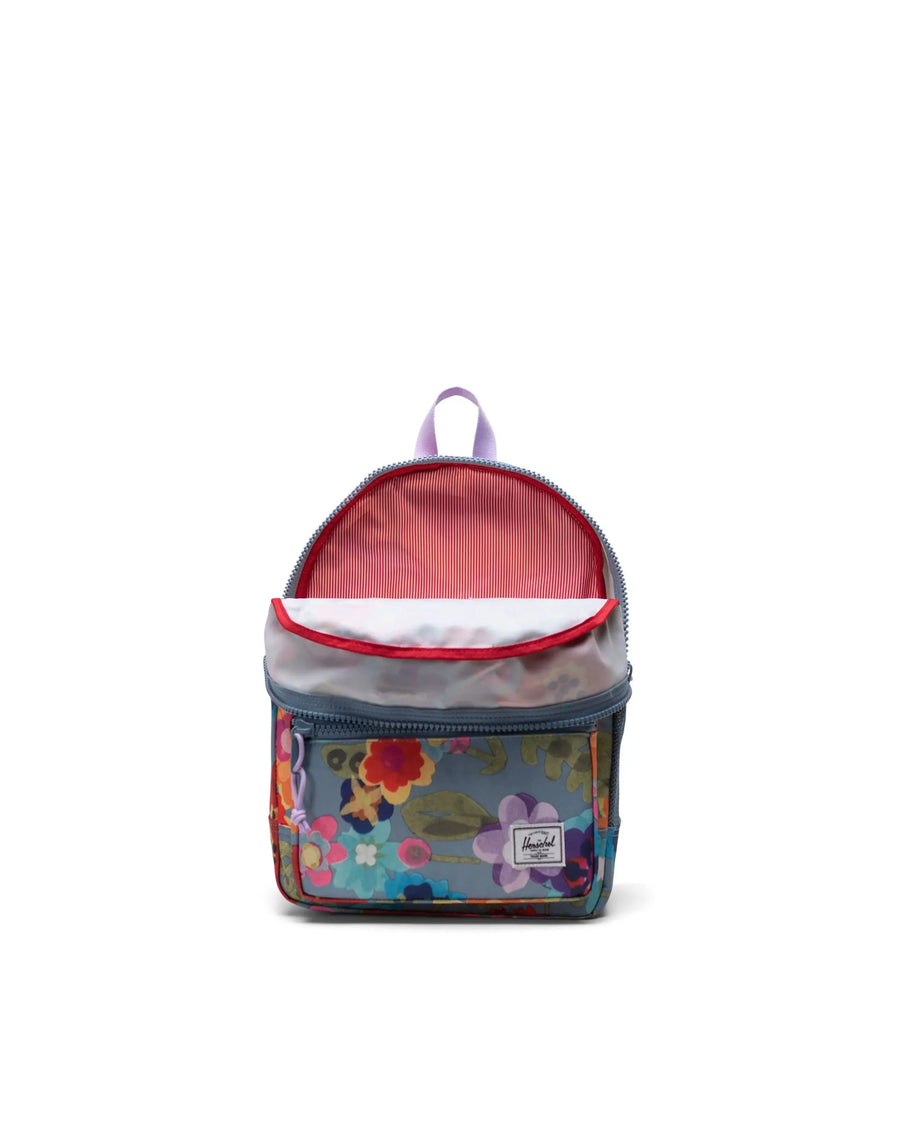 Heritage Backpack | Kids - Paper Flowers Faded Denim