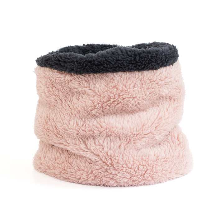 Pink Shadow/Charcoal Reversible Neck Warmer (2-6X)