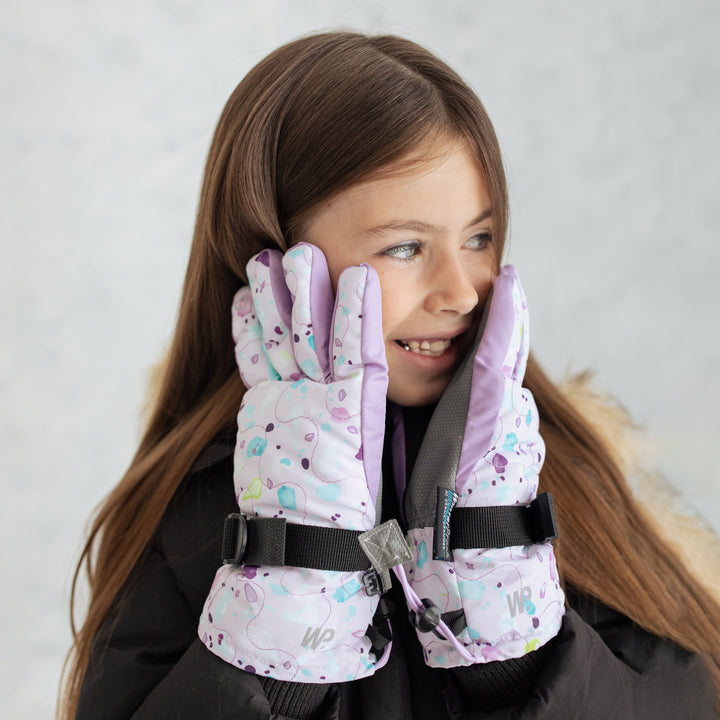 Lilac Terrazzo Gloves (7-10Y)