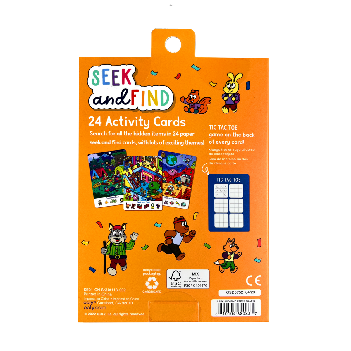 Seek and Find Activity Cards