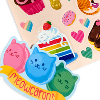 Stickiville Cat Cafe Scented Stickers