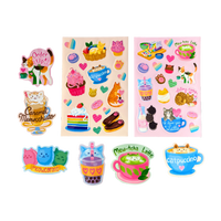 Stickiville Cat Cafe Scented Stickers