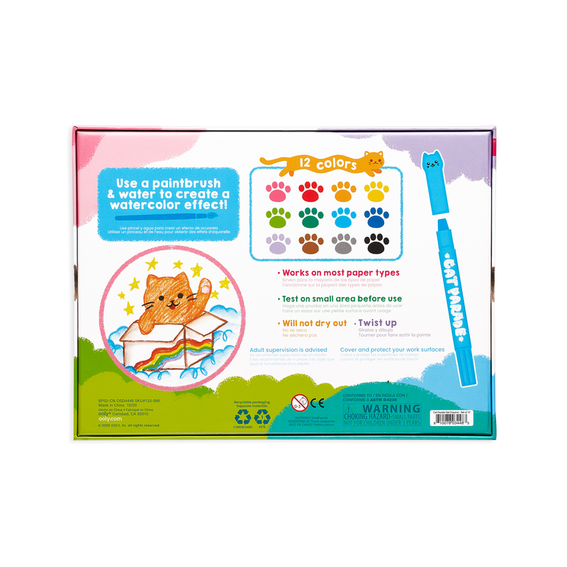 cat parade gel crayons