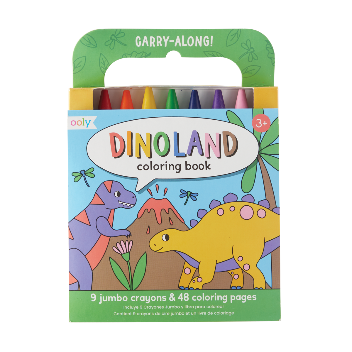 Carry Along Coloring Book Set - Dinoland