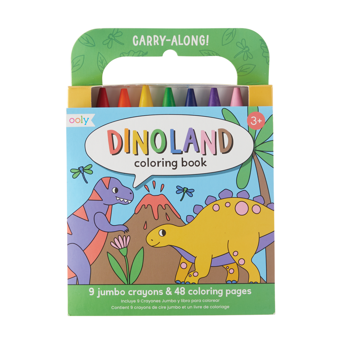 Carry Along Coloring Book Set - Dinoland