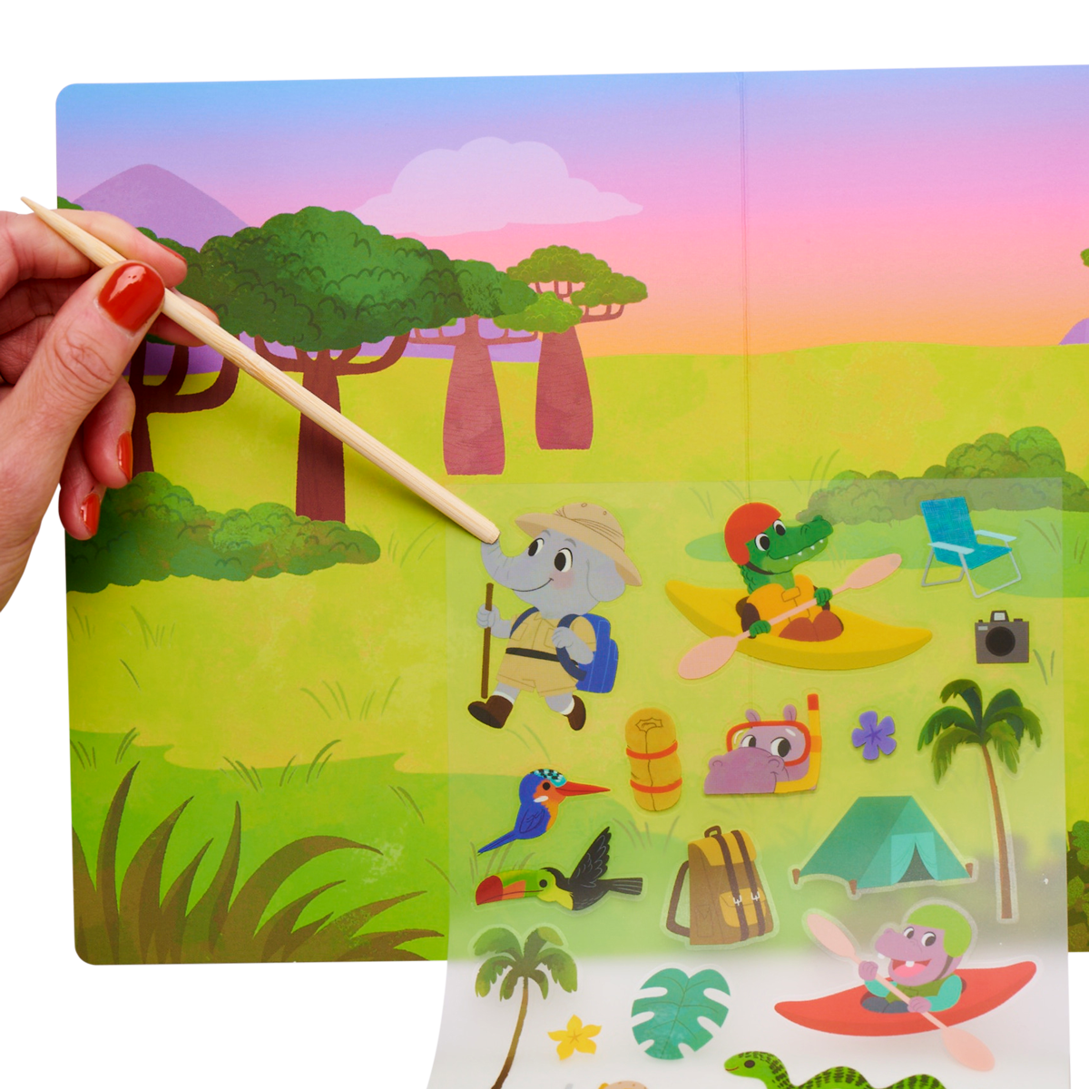 Set The Scene Transfer Stickers Magic - Jungle Journey