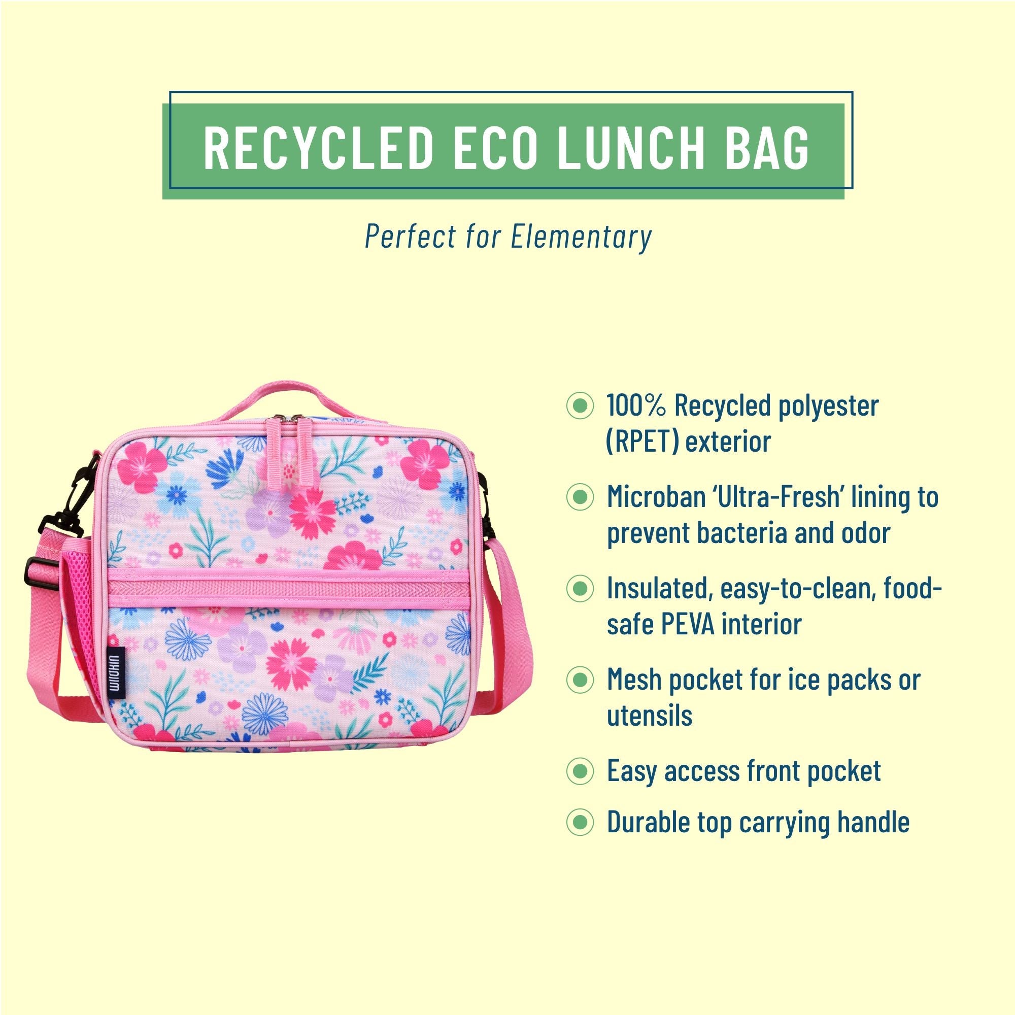 Pink Floral Eco Lunch Box