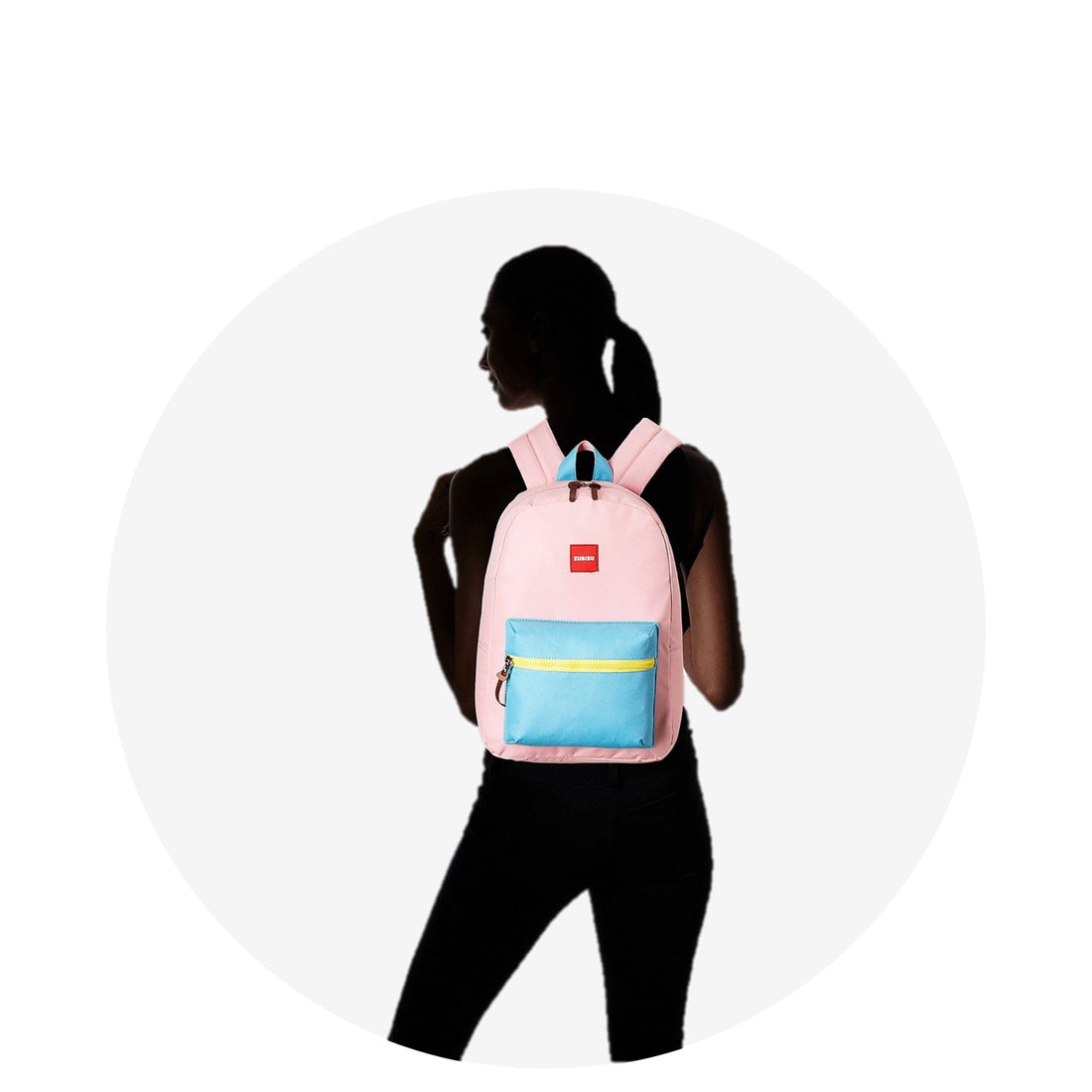 Happy Pink | Large Backpack