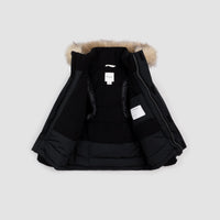 Black Hooded Parka