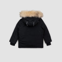 Black Hooded Parka