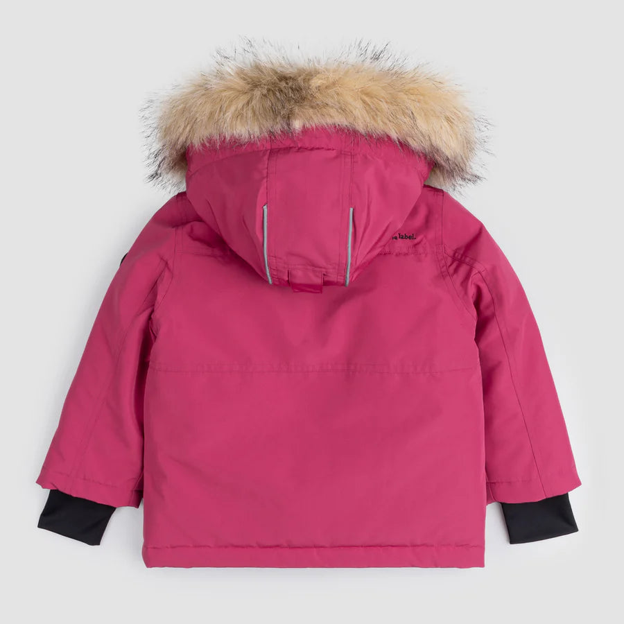 Magenta Hooded Parka