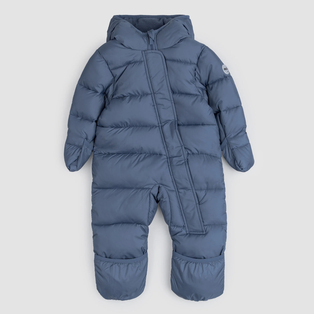 Blue Baby Hooded Pram Suit