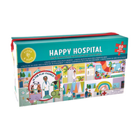 60PC GIANT FLOOR PUZZLE WITH POP OUT PIECES - HAPPY HOSPITALS