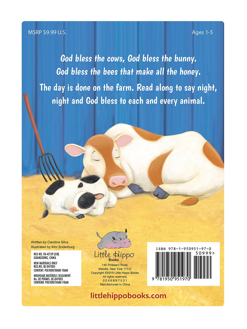 Night, Night Farm- Children's Padded Board Book