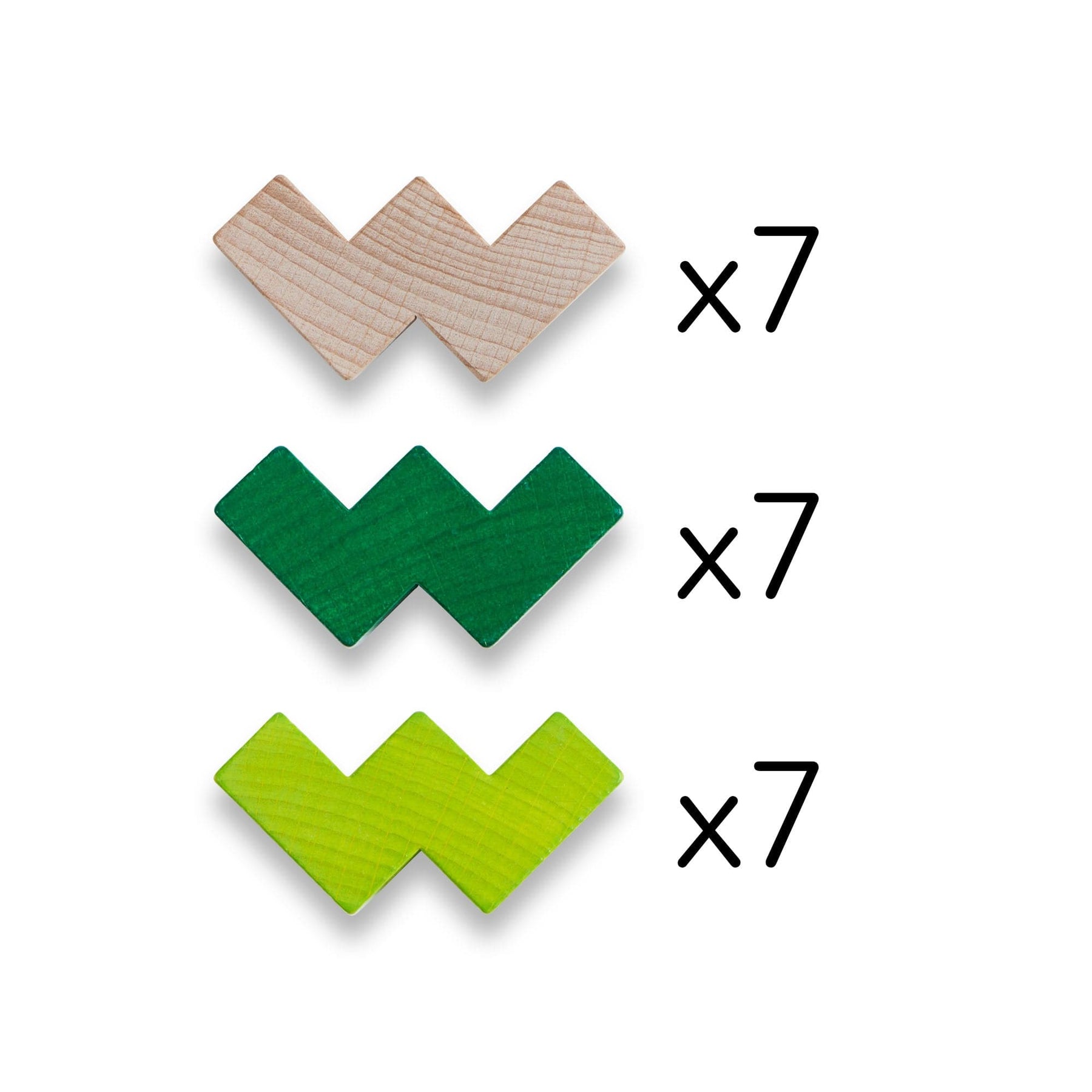 3D Viridis Wooden Stacking Game