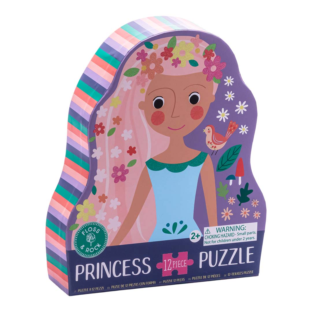 12 PIECE SHAPED JIGSAW IN SHAPED BOX - FAIRY TALE