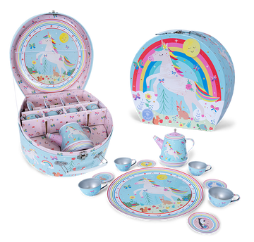 11 PIECE MUSICAL TEA SET - RAINBOW FAIRY