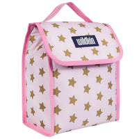 Pink and Gold Stars Lunch Bag