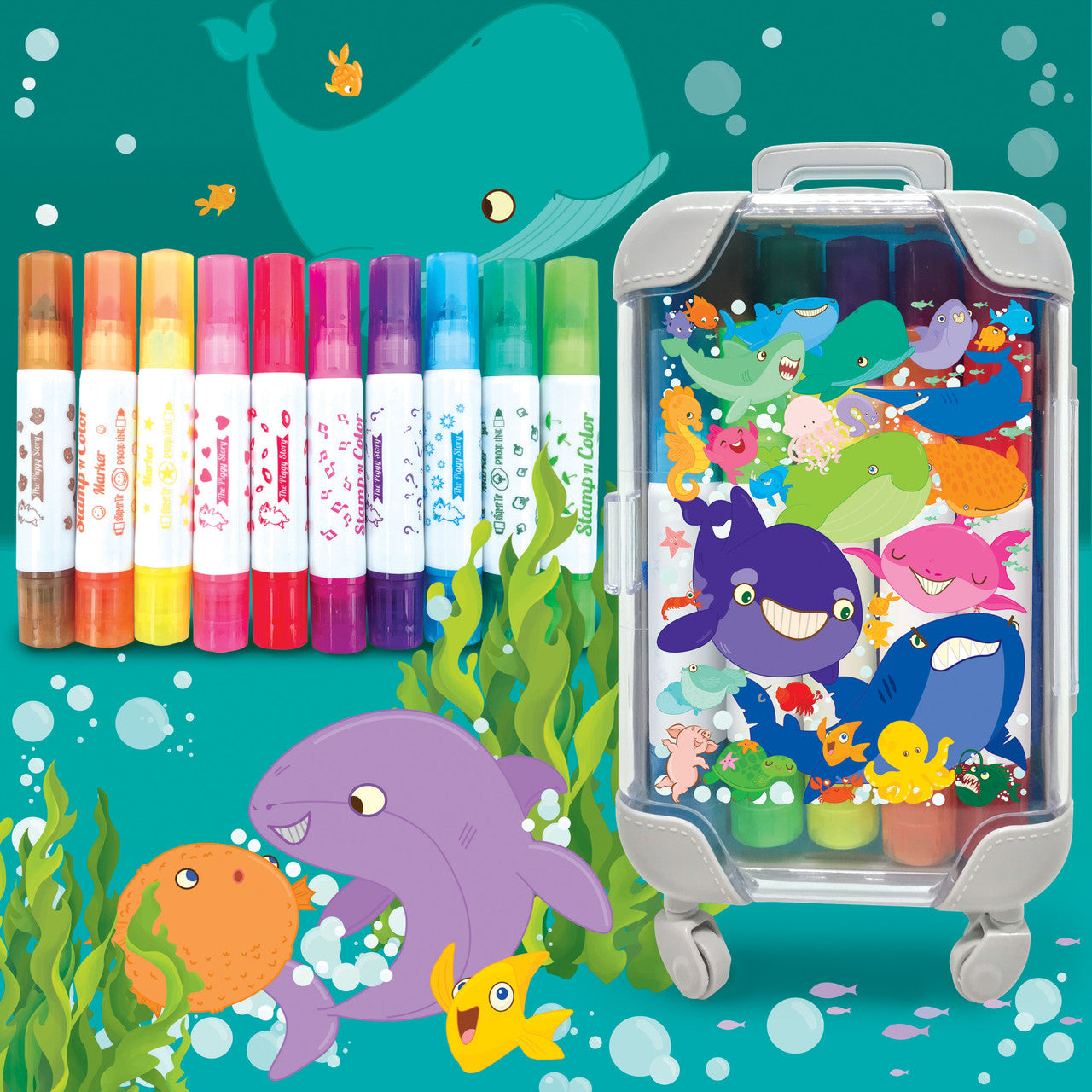 Color Pop: Stamp n Color Markers | Under the Sea