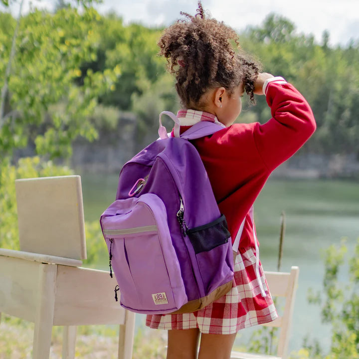 COLOR-BLOCK SCHOOL BAG -16L