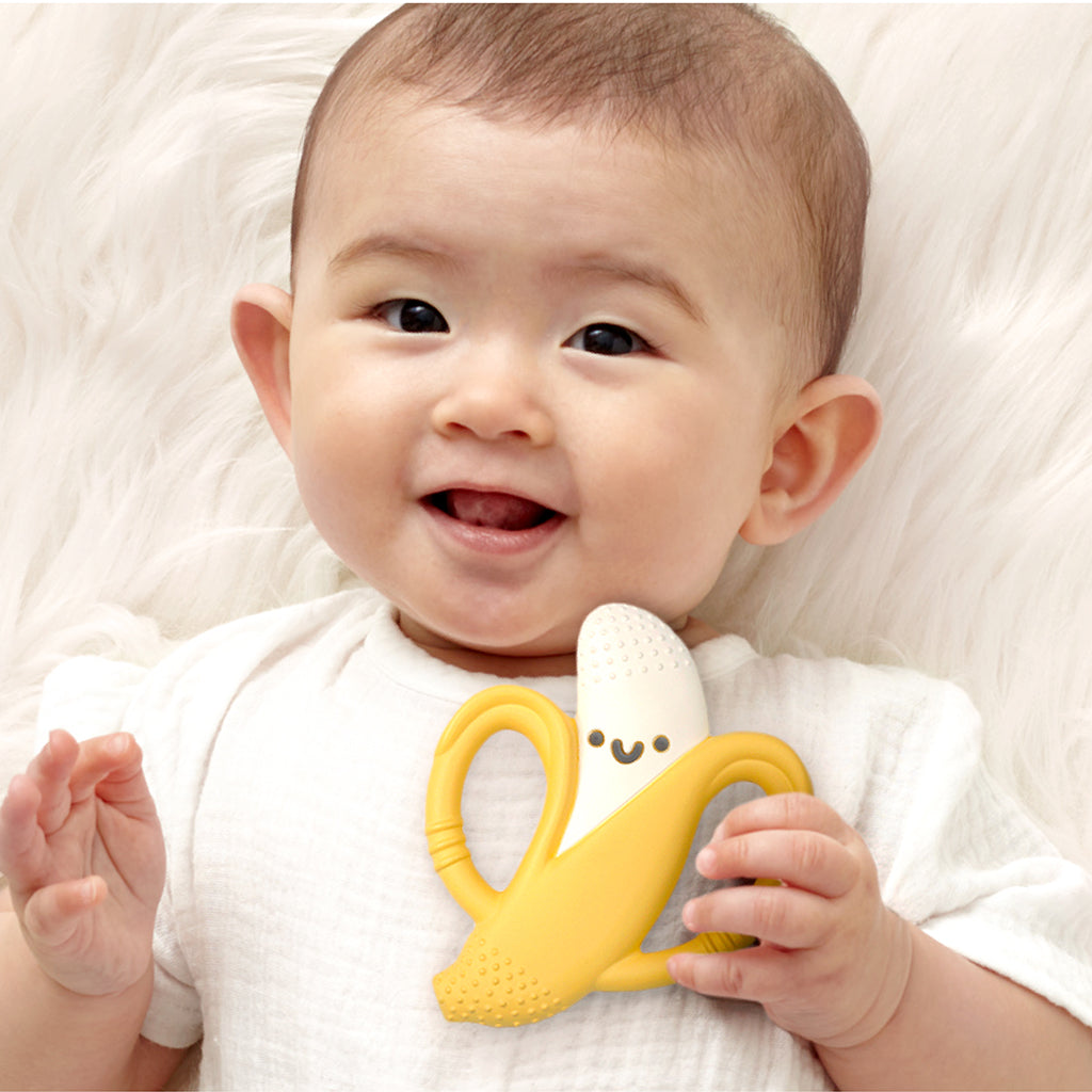 Chew Crew™ Silicone Handle Teether [Banana]