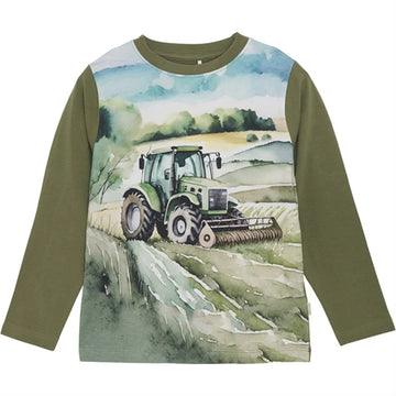 T-Shirt LS - Tractor Olive