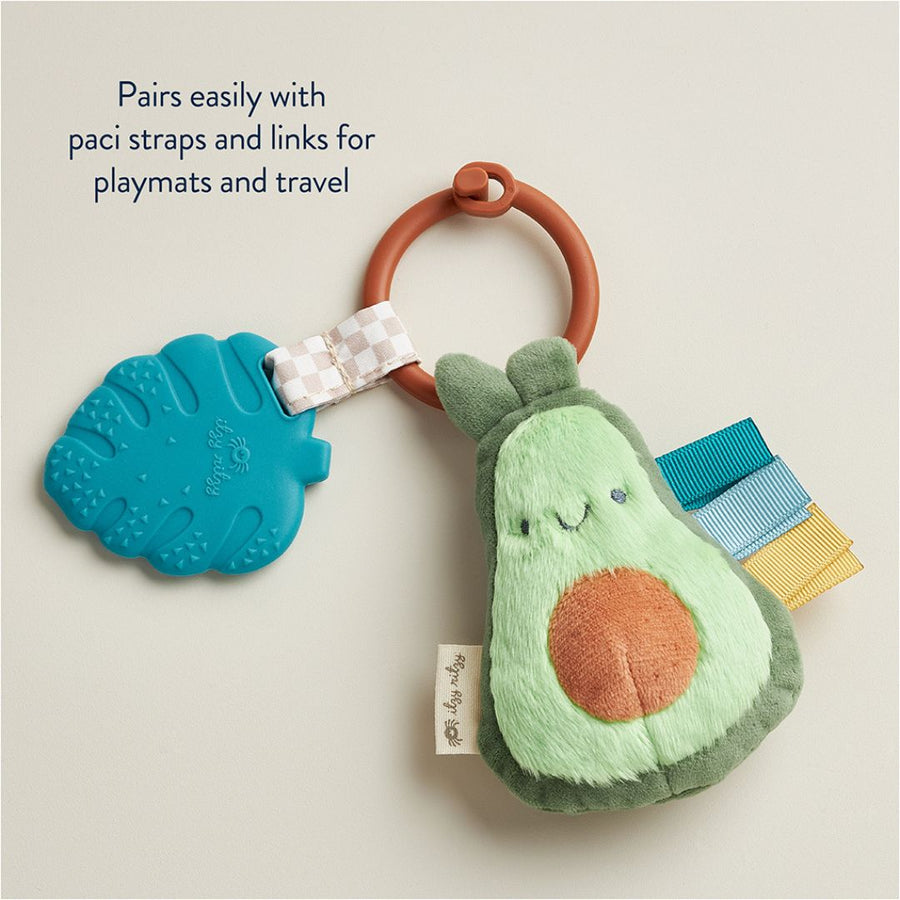 Itzy Pal™ Plush + Teether (Avocado)