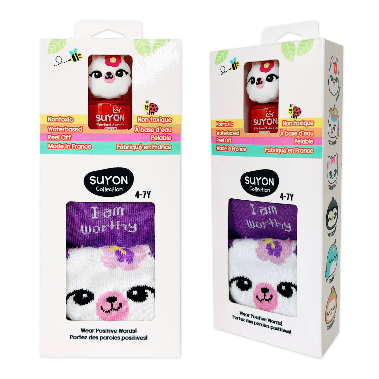 Llama Nail & Socks Gift Set (4-7Y)