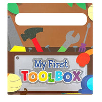 My First Toolbox- Sensory Touch and Feel Board with Handle