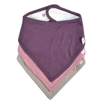 Bamboo Bibs 3-Pack - Porto, Lotus & Taupe