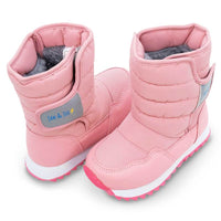 Kids Tall Puffy Winter Boots | Dusty Pink