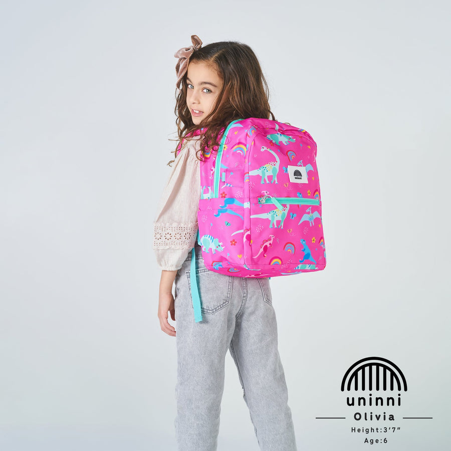 Ethan Backpack-Pink Dinosaur