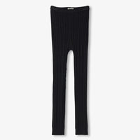 Black Cable Knit Leggings