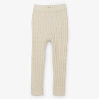 Baby Cream Cable Knit Tights