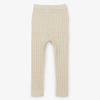 Baby Cream Cable Knit Tights