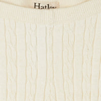 Child Cream Cable Knit Tights