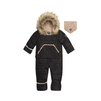 One Piece Baby Car Seat Snowsuit Midnight Black