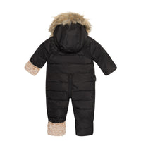 One Piece Baby Car Seat Snowsuit Midnight Black