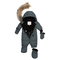 One Piece Baby Snowsuit Hunter Green