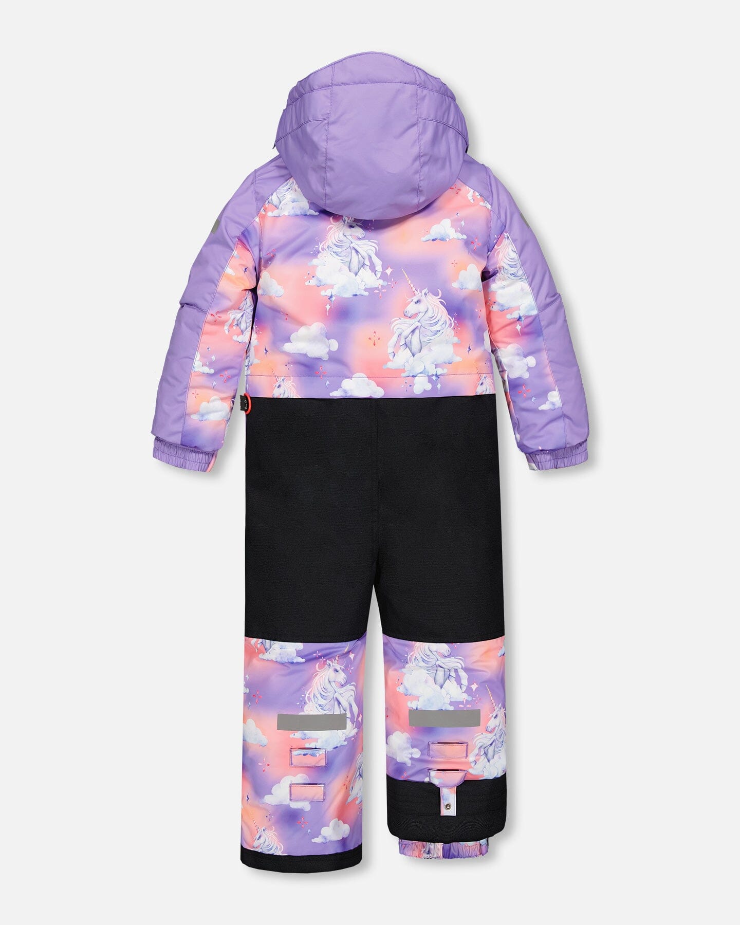 One Piece Lavender Snowsuit With Unicorns The Cloud Print