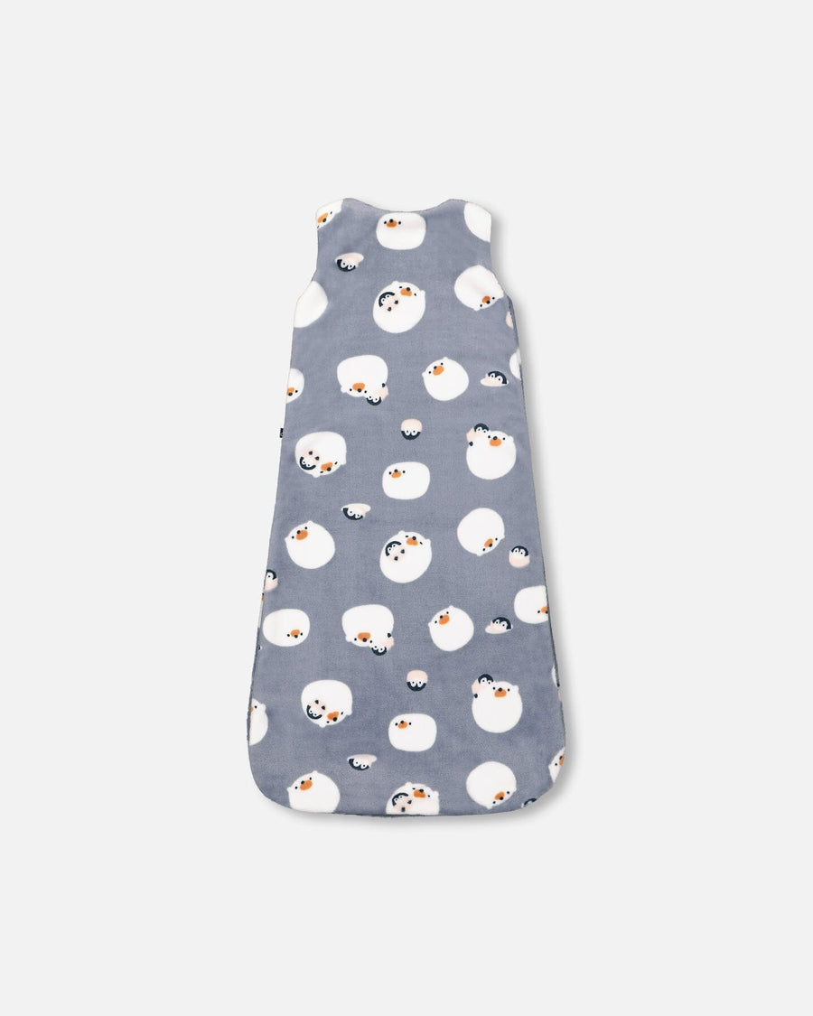 Printed Plush Sleep Sack Blue Bears