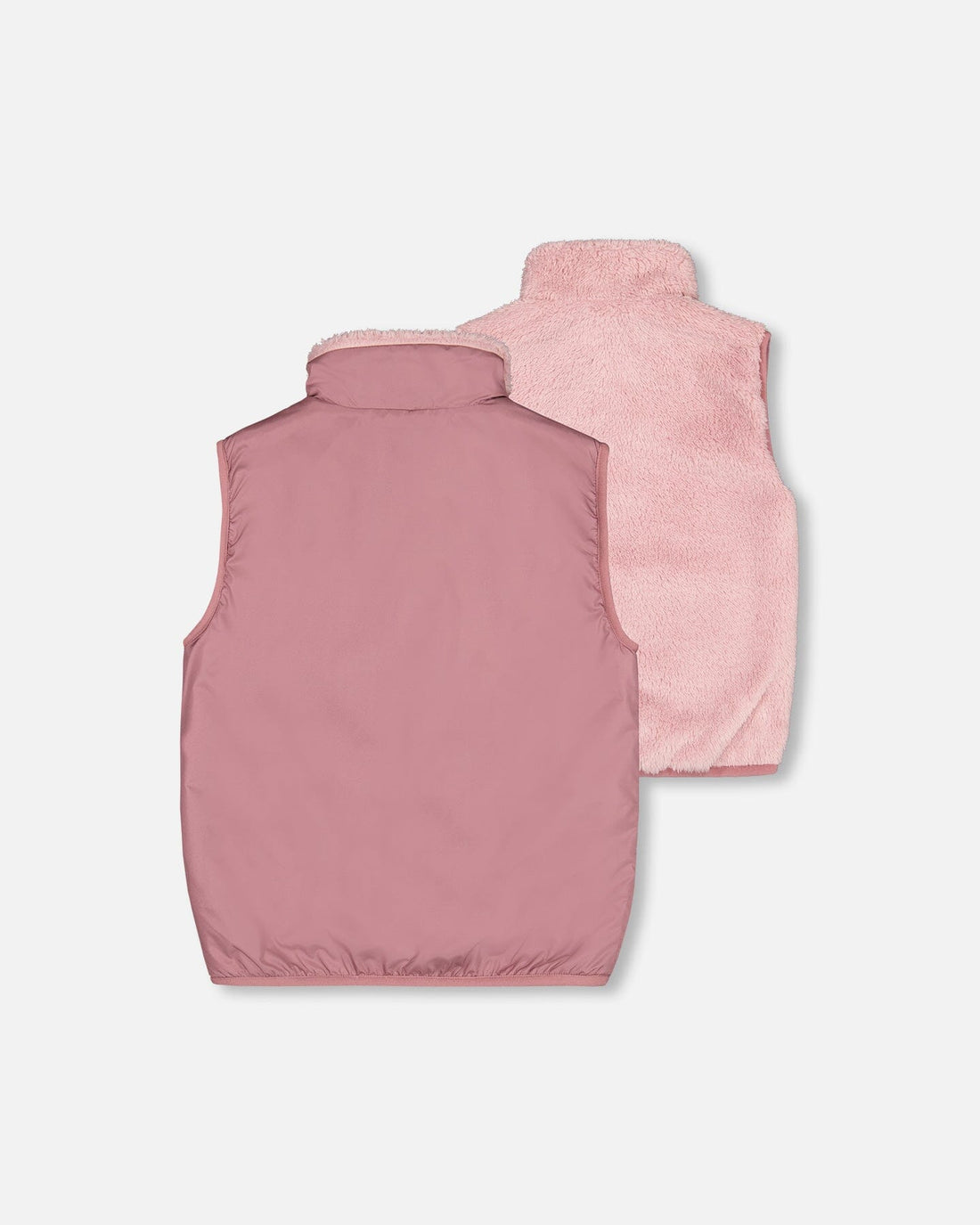 Reversible Sleeveless Jacket Old Pink