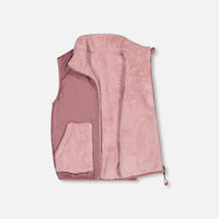 Reversible Sleeveless Jacket Old Pink