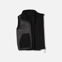 Reversible Sleeveless Jacket Black