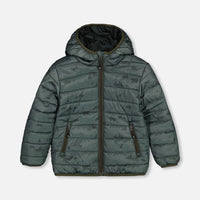 Quilted Transition Jacket Green