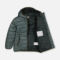 Quilted Transition Jacket Green