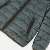 Quilted Transition Jacket Green