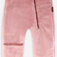 Baby Mid-Season Sherpa One Piece Old Pink